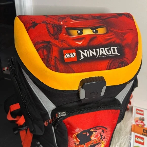 New Rare Find Lago Ninjago backpack and (11) Lego Books Set - Picture 10 of 14